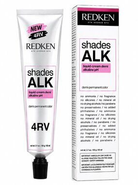 Redken Shades ALK Liquid Cream Demi Permanent Hair Color 4RV 2.1 oz
